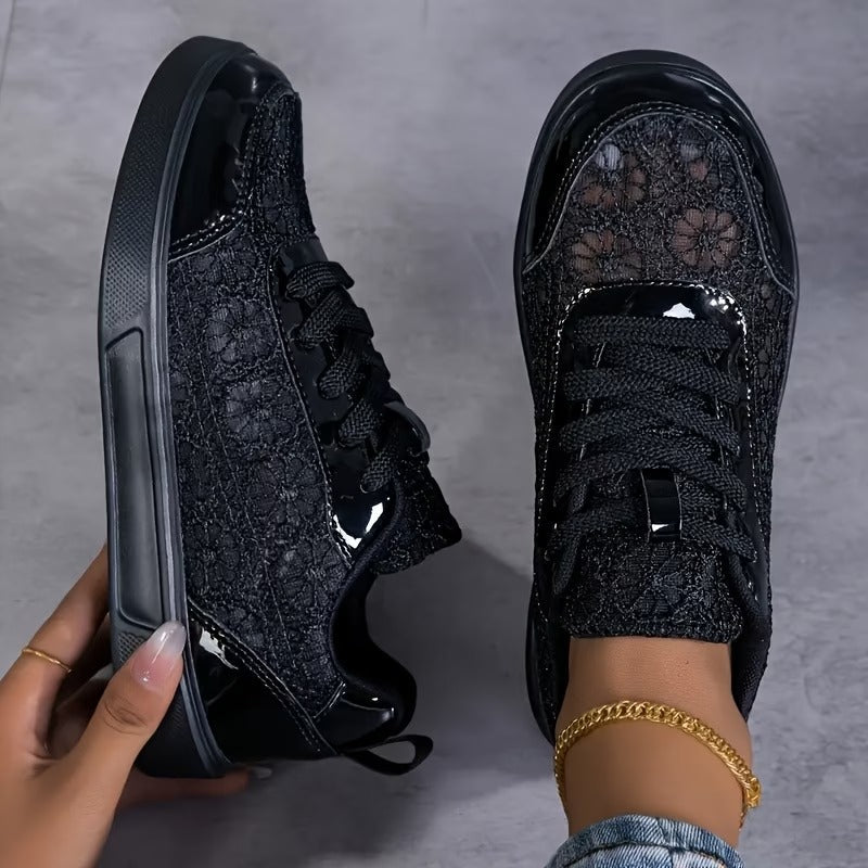 Lace | Floral Lace Sneakers
