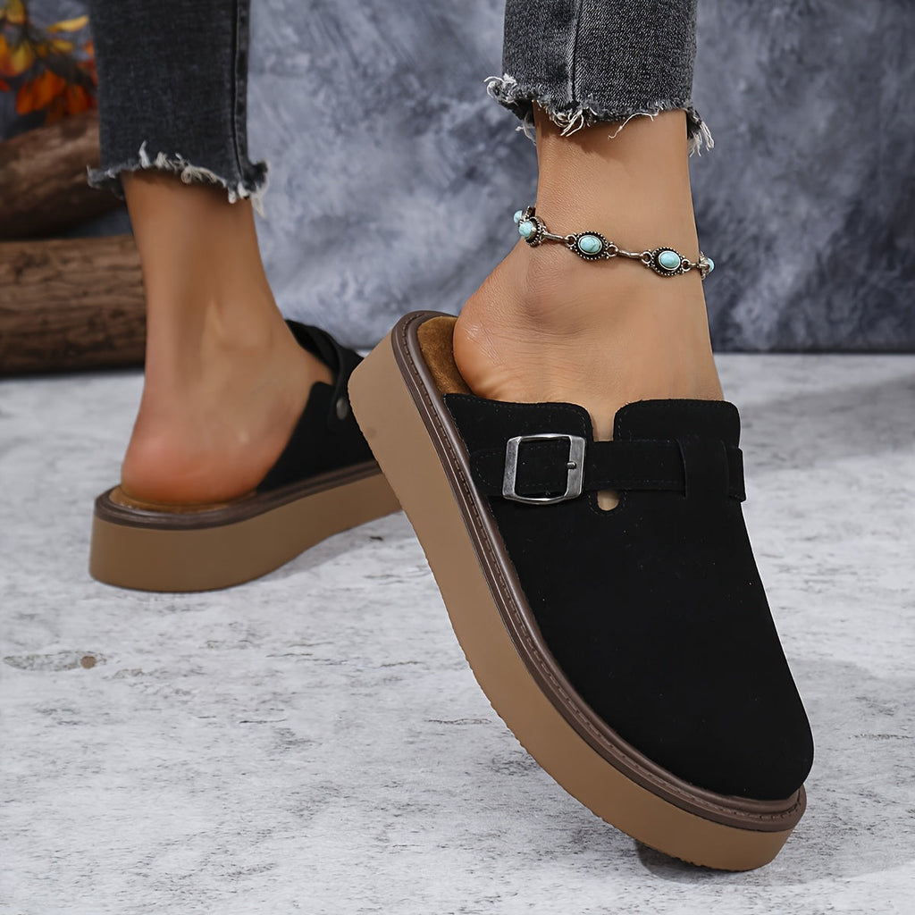 Elvara | Modern Comfort Platform Clogs