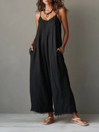 Léa | Minimalist Linen Jumpsuit for Women