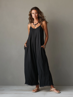 Léa | Minimalist Linen Jumpsuit for Women