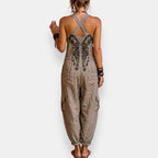 Erminilde | Embroidered Bohemian Jumpsuit