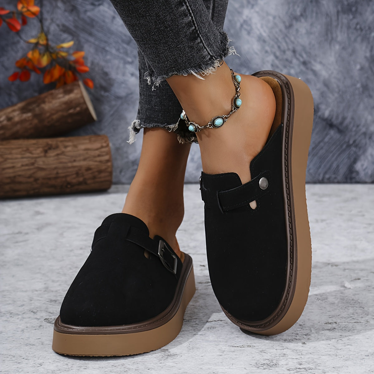 Elvara | Modern Comfort Platform Clogs