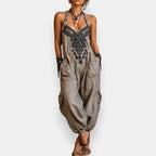 Erminilde | Embroidered Bohemian Jumpsuit