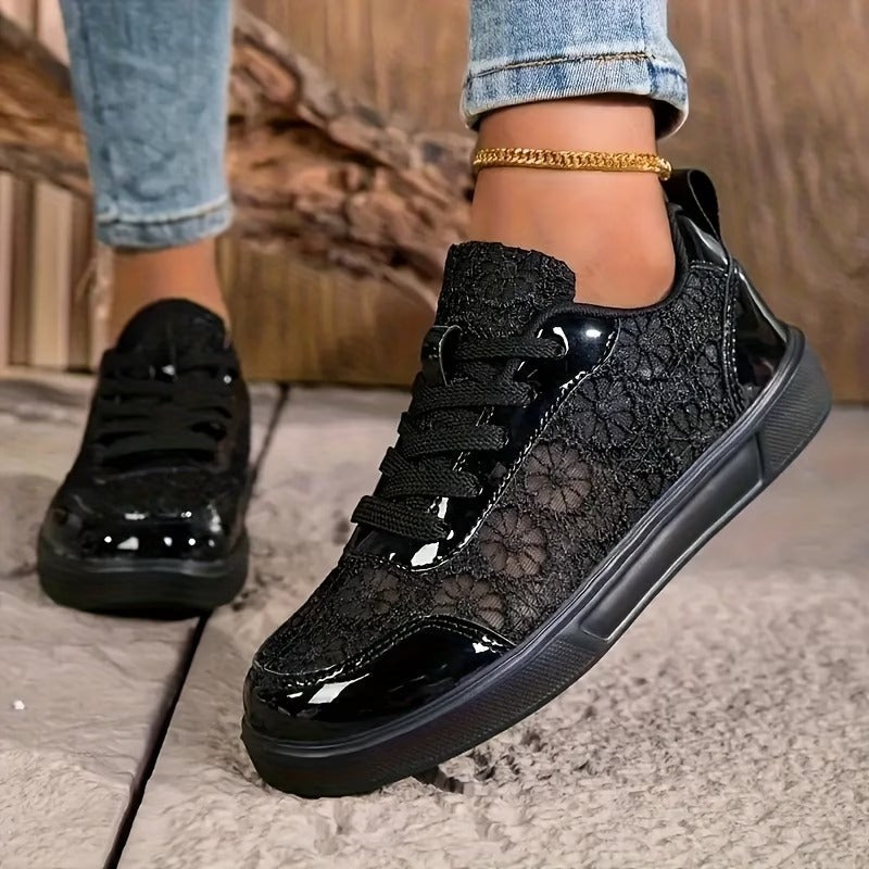 Lace | Floral Lace Sneakers