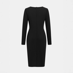 CHARENE™ - Women’s Solid Color PU Leather Patchwork Zipper Bodycon Dress