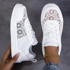 Lace | Floral Lace Sneakers