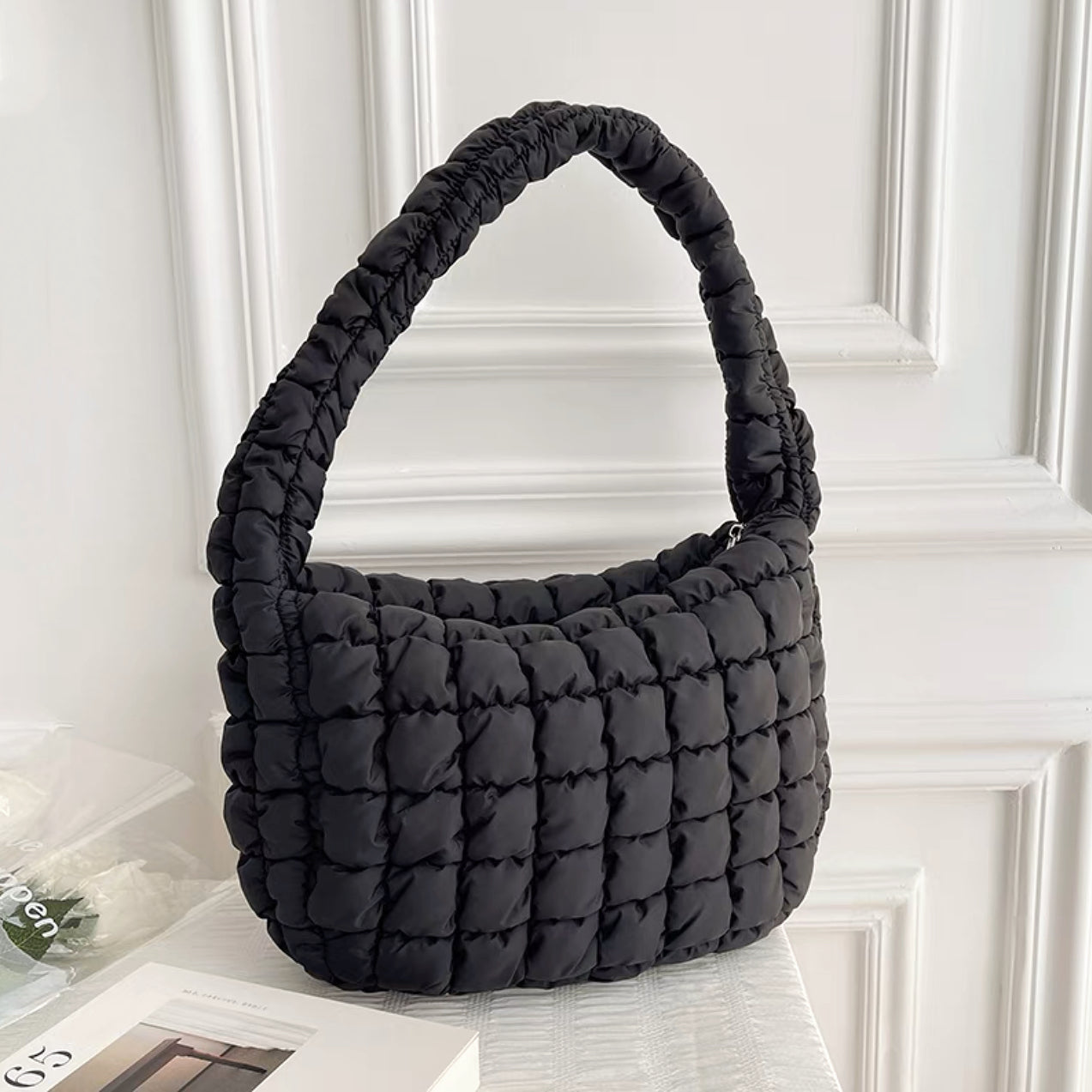 Blythe Pleated Shoulder Bag