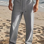 LAURENT MONACO | MEN'S LINEN TROUSERS