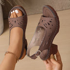 Cristy | Ankle Strap Block Heel Sandals