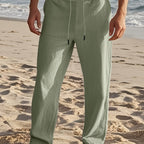 LAURENT MONACO | MEN'S LINEN TROUSERS