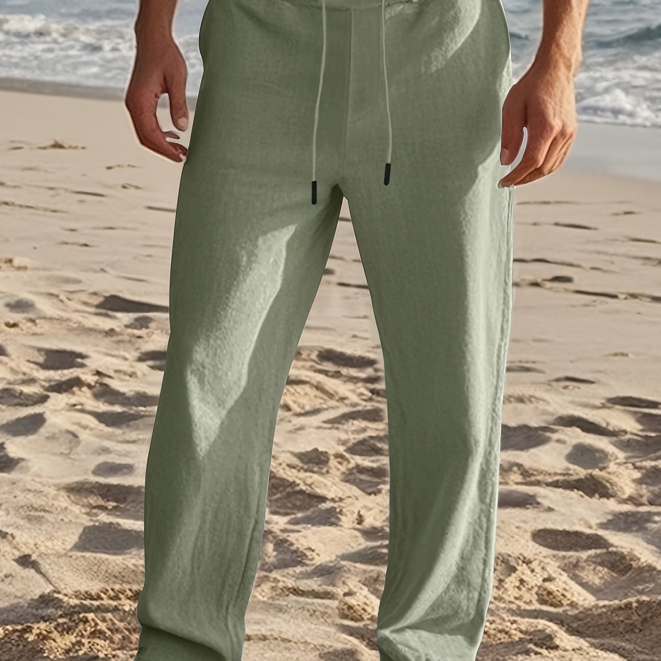 LAURENT MONACO | MEN'S LINEN TROUSERS