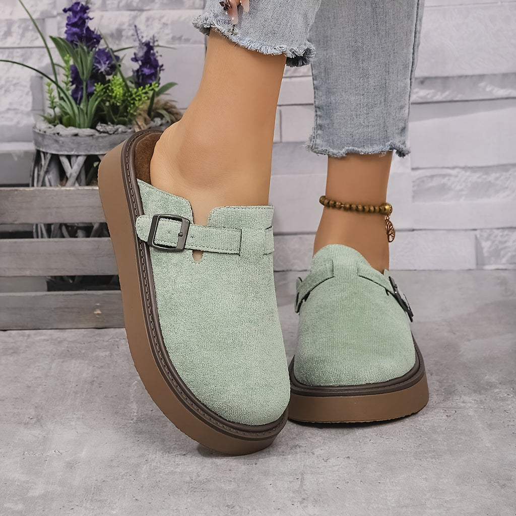 Elvara | Modern Comfort Platform Clogs