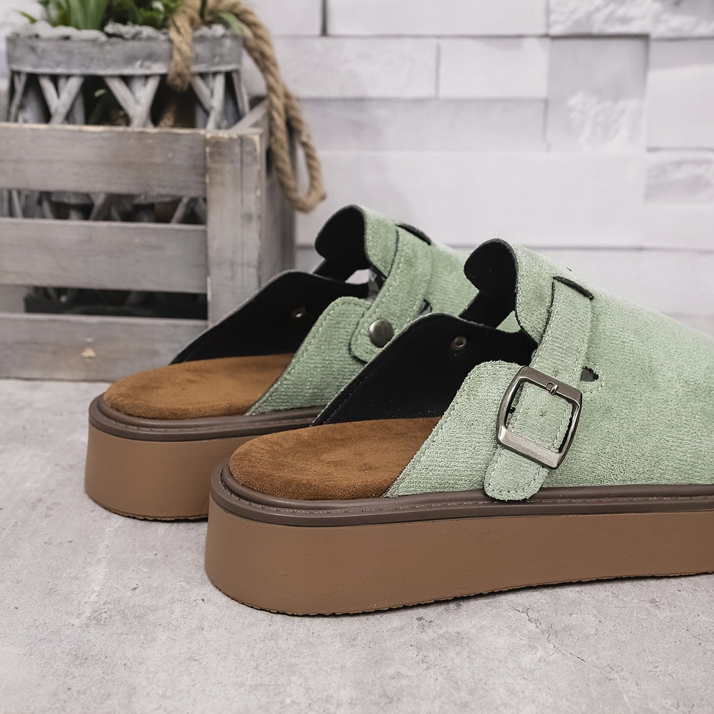 Elvara | Modern Comfort Platform Clogs