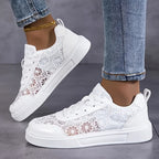 Lace | Floral Lace Sneakers