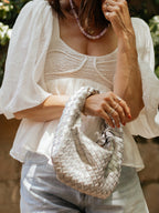 Marigold Braided Mini Handle Bag