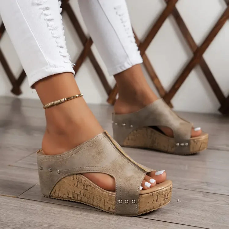 Melissa | Arch Support Wedge Sandals