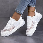 Lace | Floral Lace Sneakers