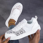 Lace | Floral Lace Sneakers