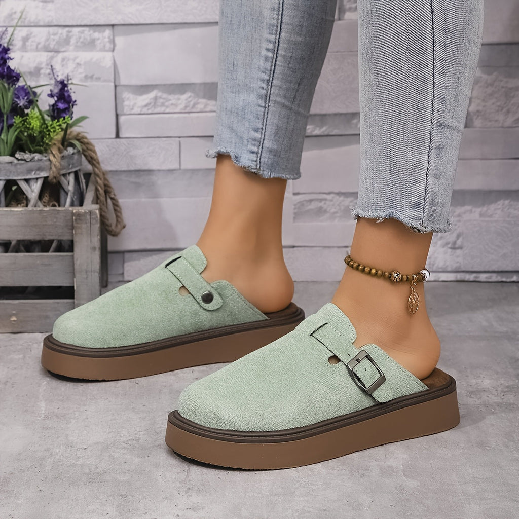 Elvara | Modern Comfort Platform Clogs