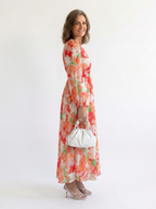 Althea - Long Sleeve Floral Maxi Dress