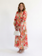 Althea - Long Sleeve Floral Maxi Dress
