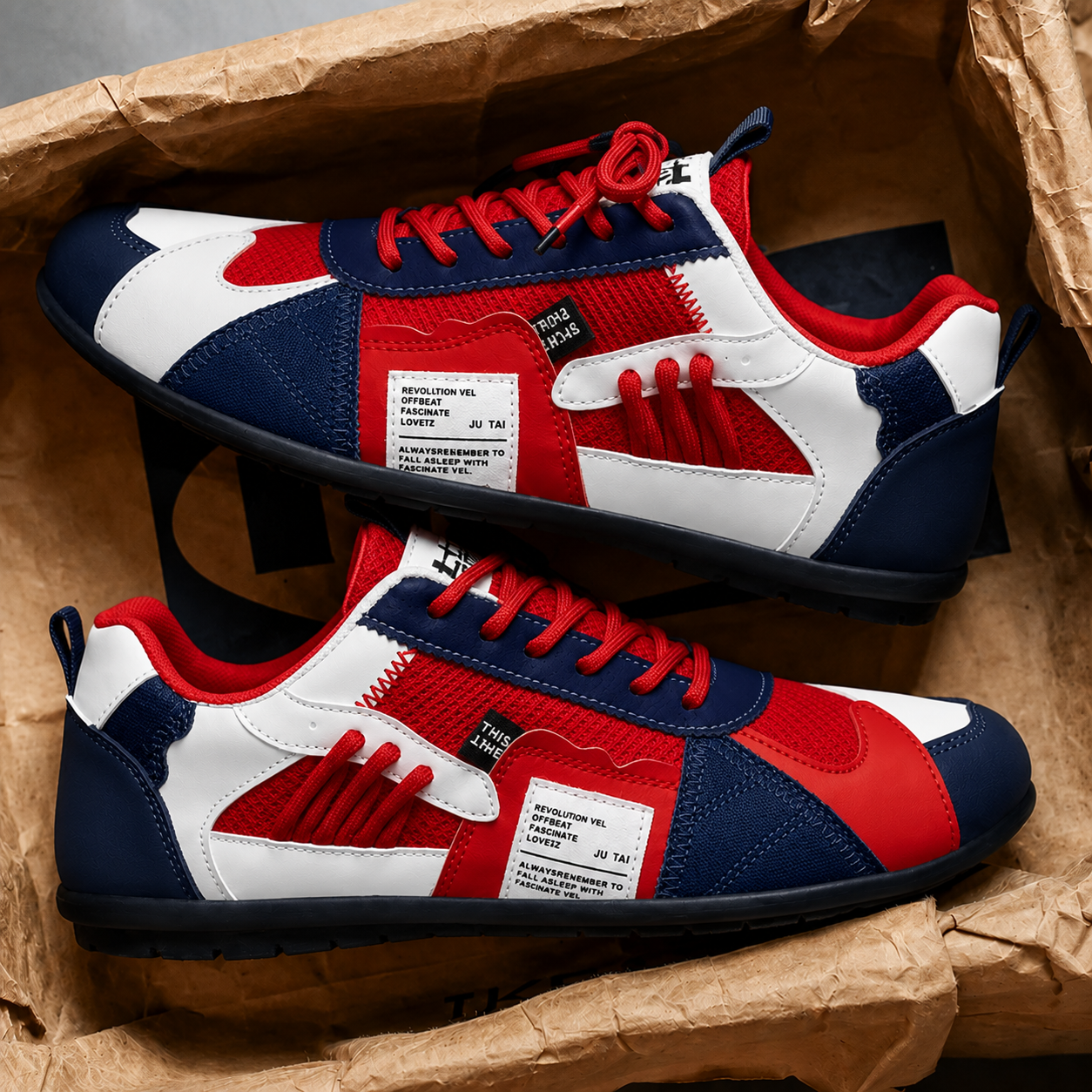 Ozzy | Retro Colorblock Sneakers