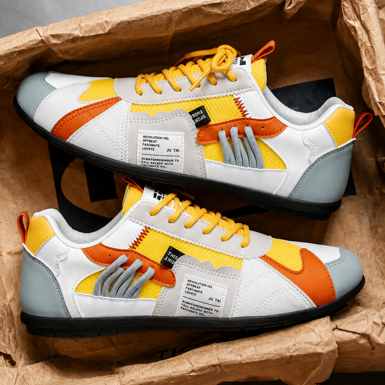 Ozzy | Retro Colorblock Sneakers