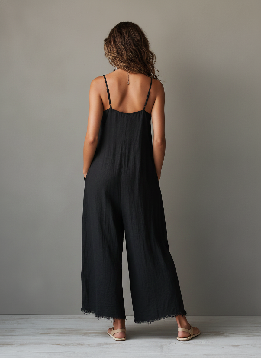 Léa | Minimalist Linen Jumpsuit for Women
