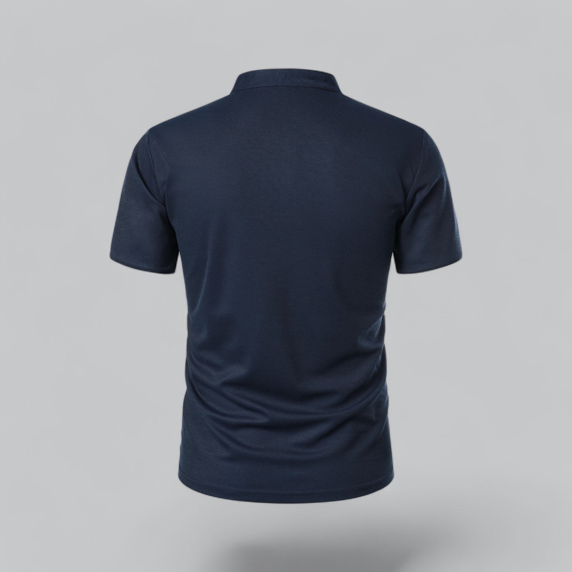 Arthur | Collarless Polo Shirt
