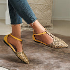 T-STRAP BALLET FLATS