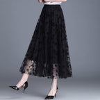 ADELINE™ – Chic Floral Midi Skirt