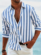 Michael | Riviera Stripe Shirt