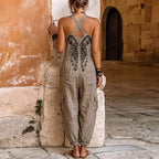 Erminilde | Embroidered Bohemian Jumpsuit