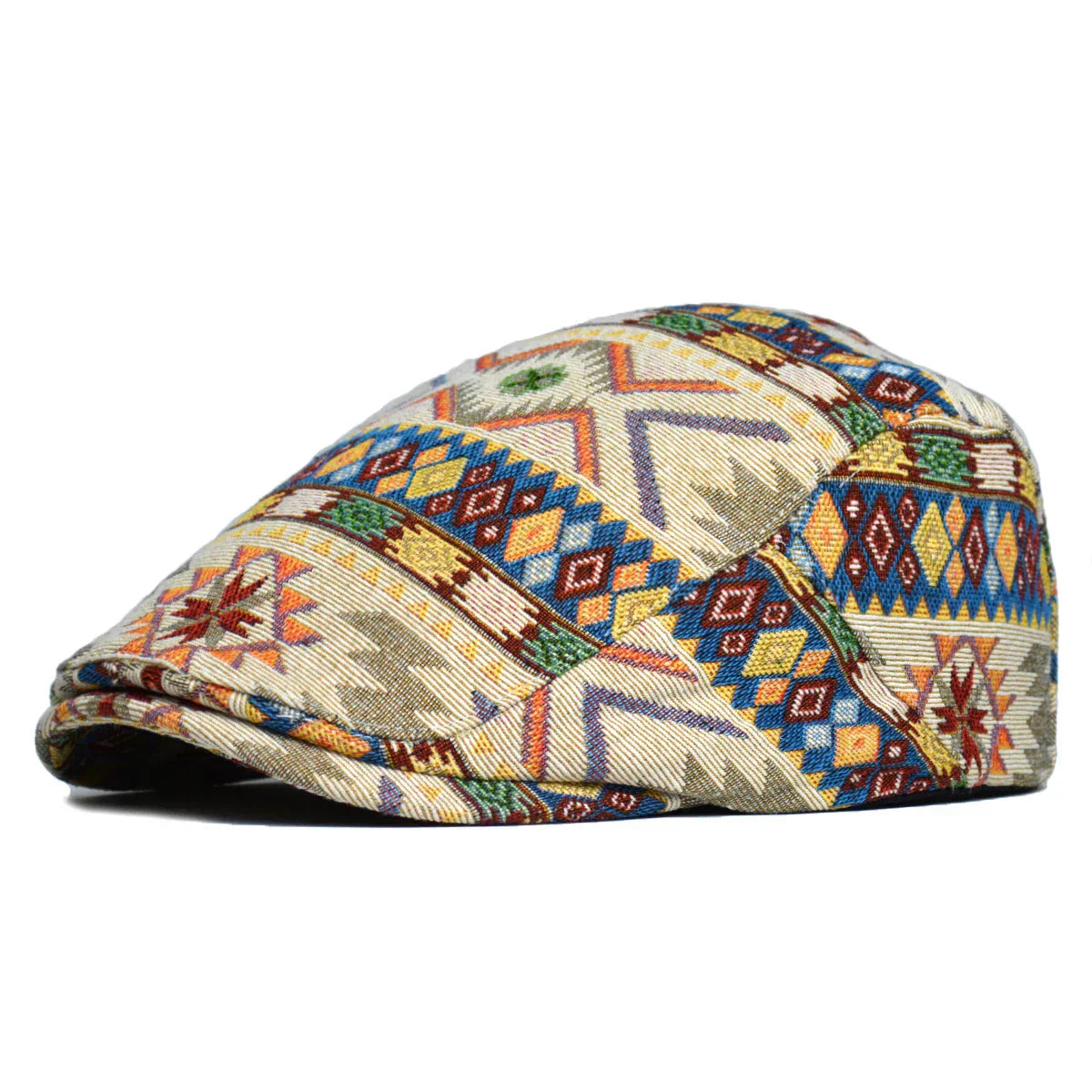 Reginald | Vintage Print Flat Cap