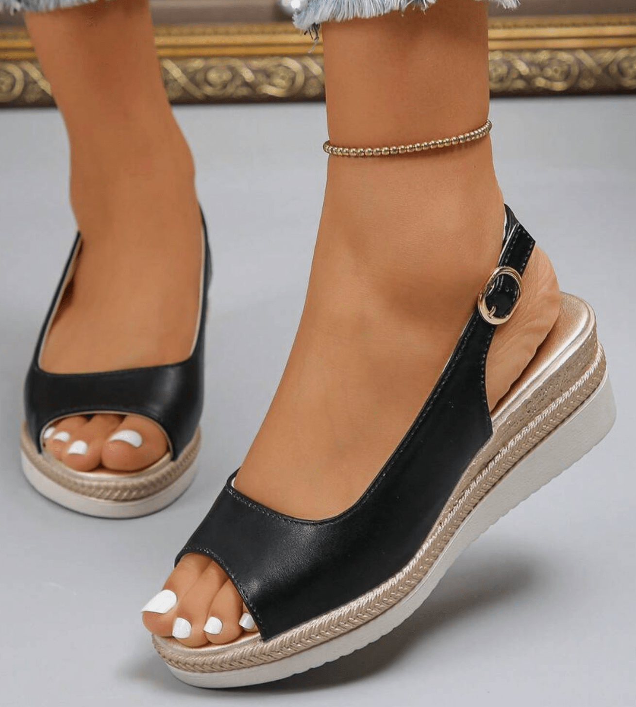 Chelsea | Orthopedic Slingback Espadrille Sandals