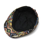 Reginald | Vintage Print Flat Cap