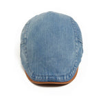 Fedor | Premium Denim Flat Cap