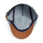 Fedor | Premium Denim Flat Cap