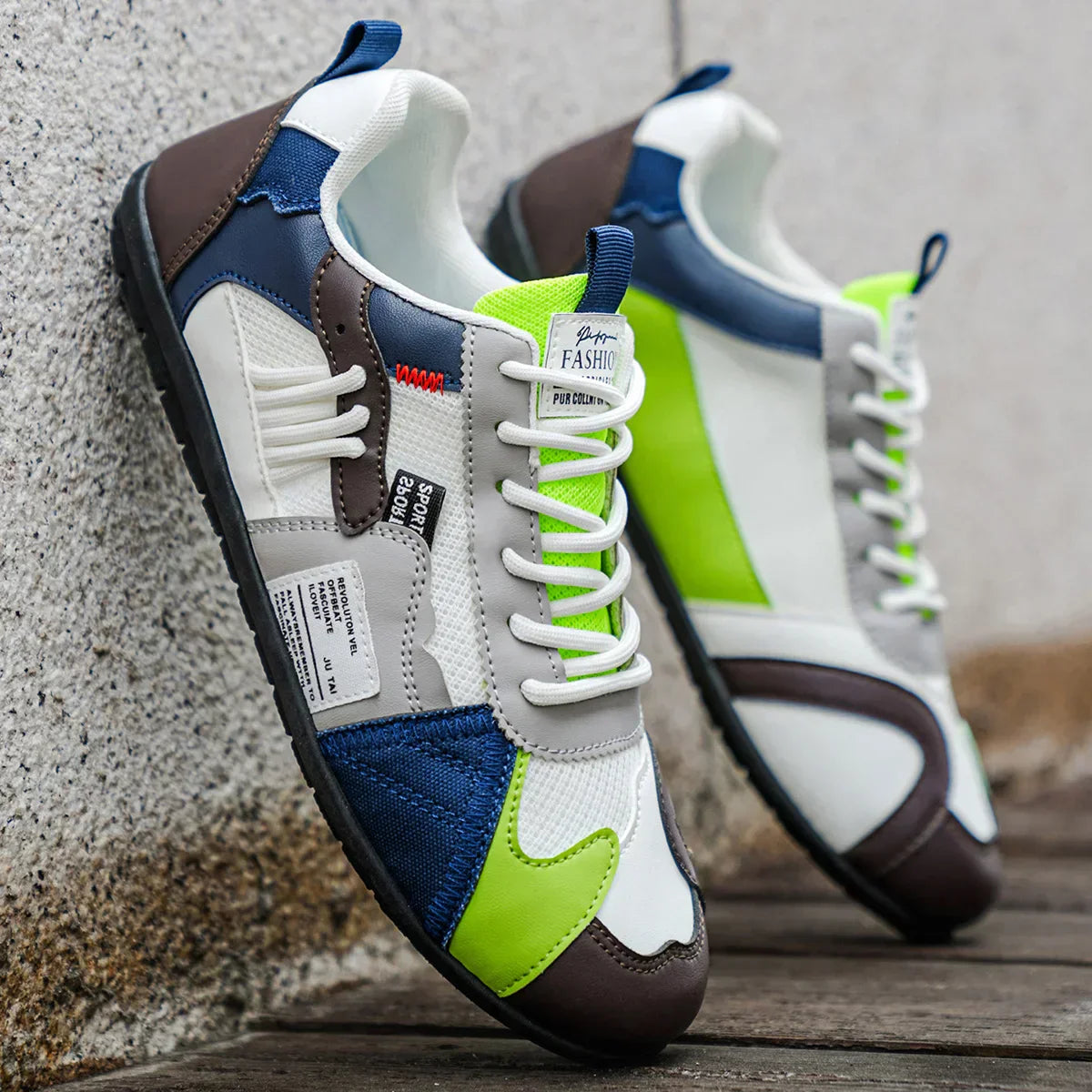 Ozzy | Retro Colorblock Sneakers