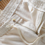 Harrington 100% Linen Trousers with Easy Waist Comfort