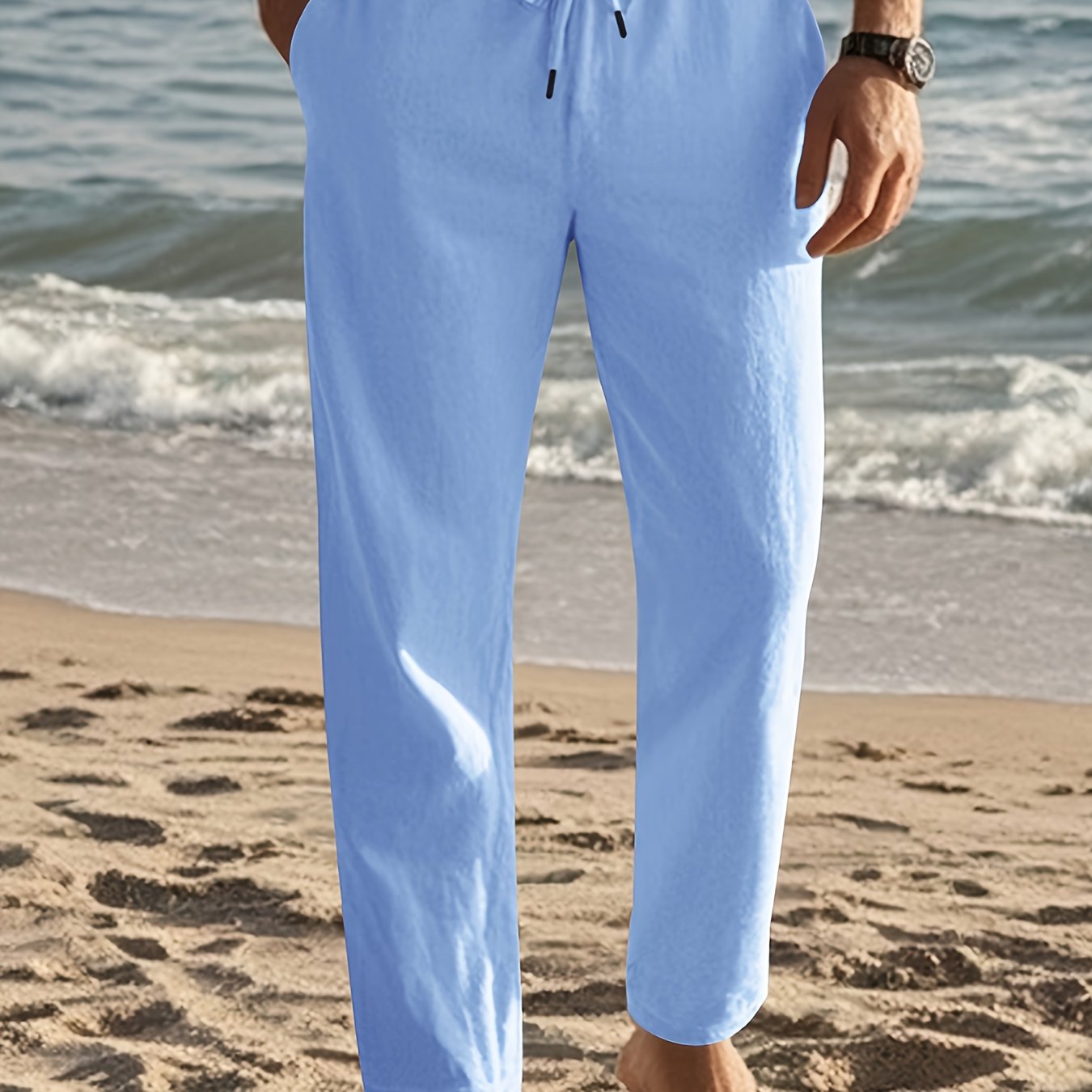 LAURENT MONACO | MEN'S LINEN TROUSERS