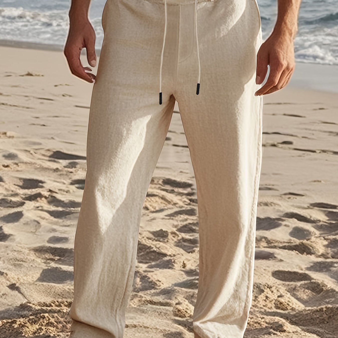 LAURENT MONACO | MEN'S LINEN TROUSERS