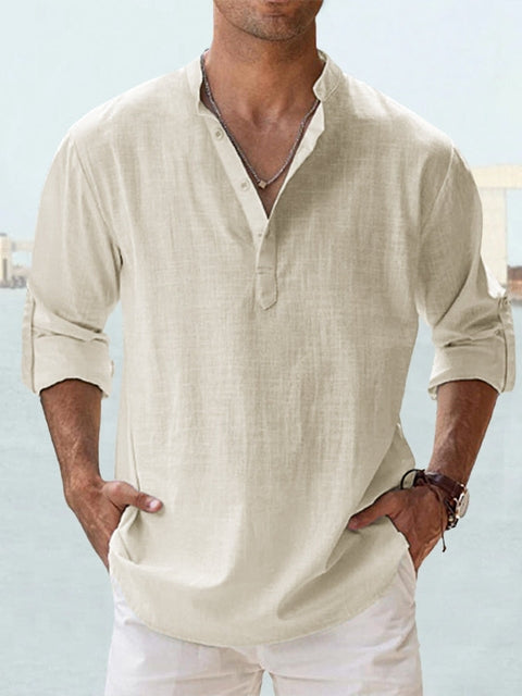 Arthur | The Collarless Shirt