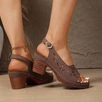 Cristy | Ankle Strap Block Heel Sandals