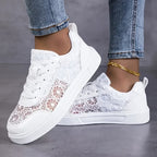 Lace | Floral Lace Sneakers