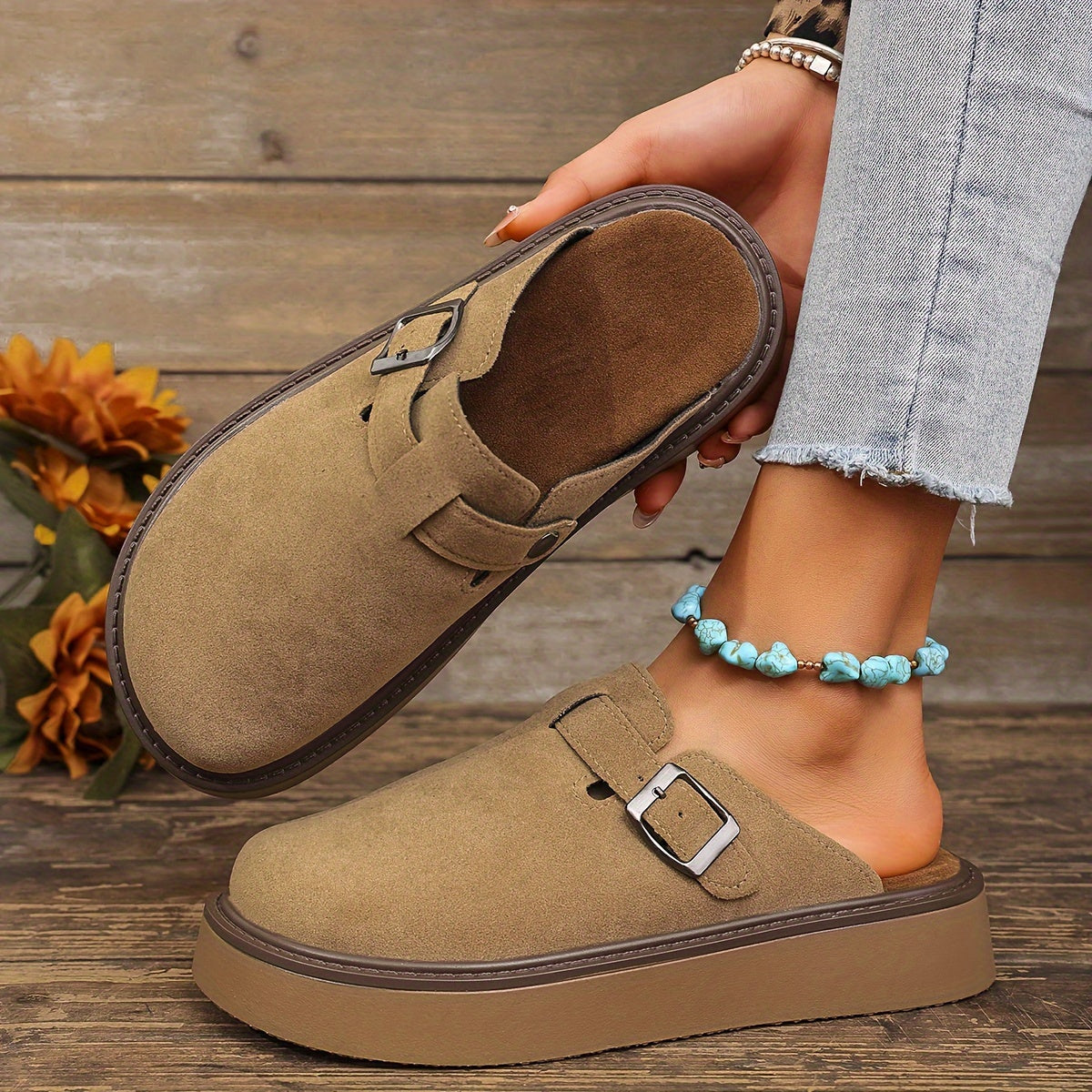 Elvara | Modern Comfort Platform Clogs