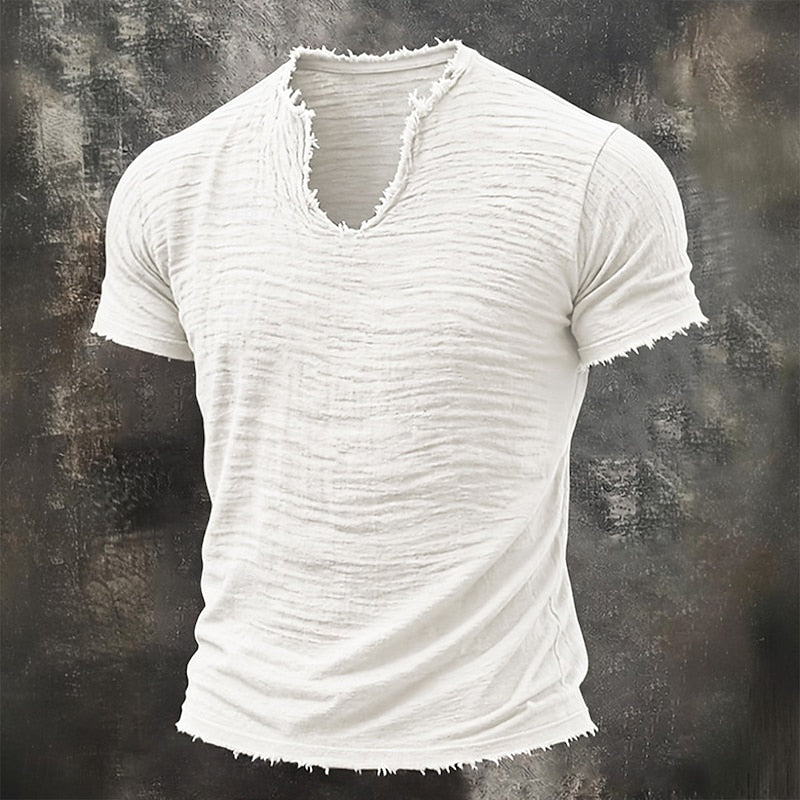 Matteo | Vintage V-Neck T-Shirt