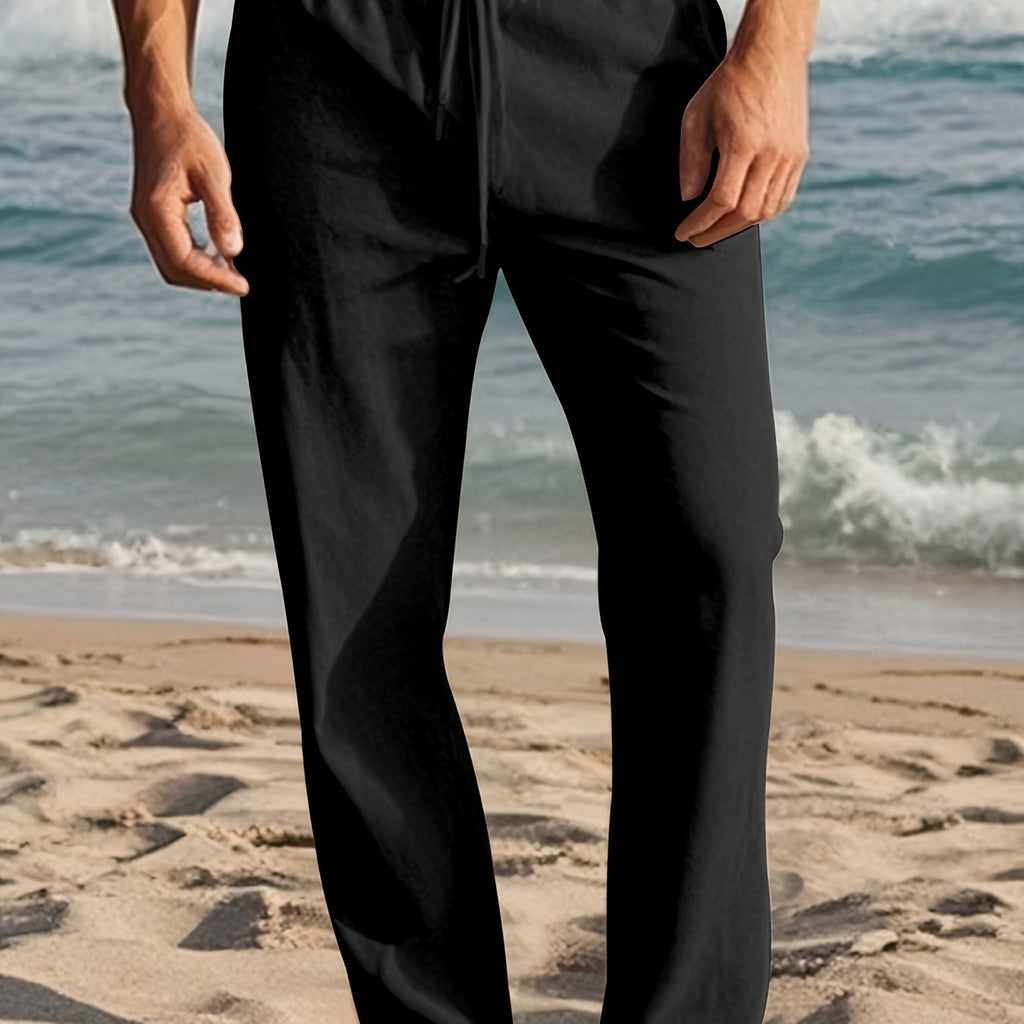 LAURENT MONACO | MEN'S LINEN TROUSERS