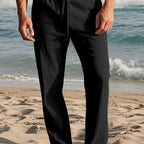 LAURENT MONACO | MEN'S LINEN TROUSERS