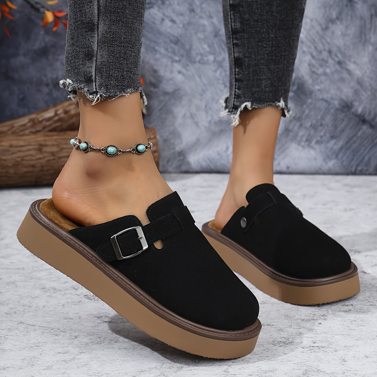 Elvara | Modern Comfort Platform Clogs